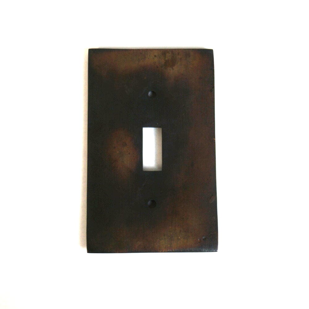 1 Gang Toggle Light Switch Plate - Hammered Design