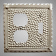 1 Toggle, 1 Duplex Wall Switch Plate - Hammered Design
