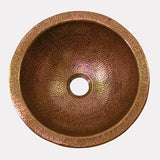 12" Abie Hammered Copper Sink