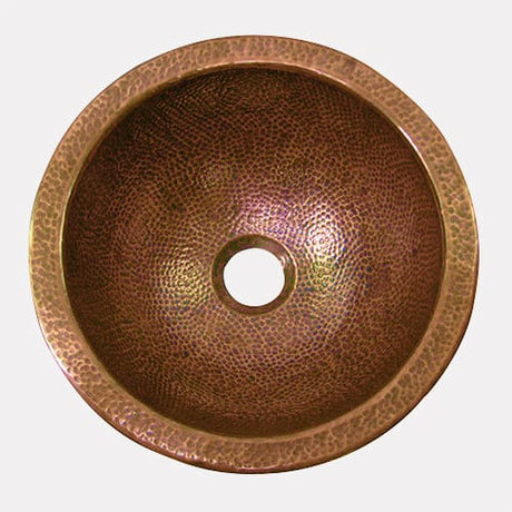 12" Abie Hammered Copper Sink