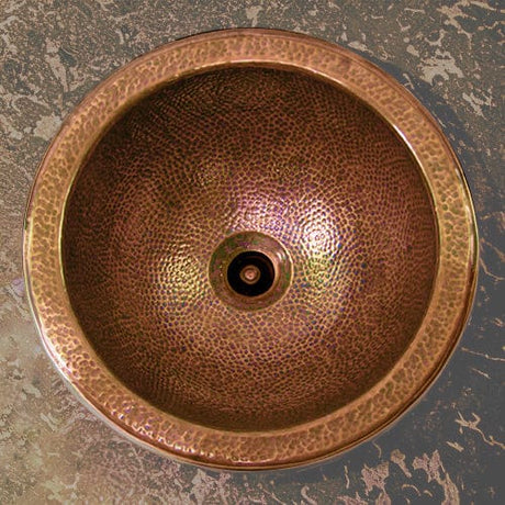 12" Abie Hammered Copper Sink