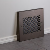 13" Solid Steel Tuscan Gravity Baseboard Register