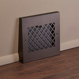 13" Solid Steel Tuscan Gravity Baseboard Register