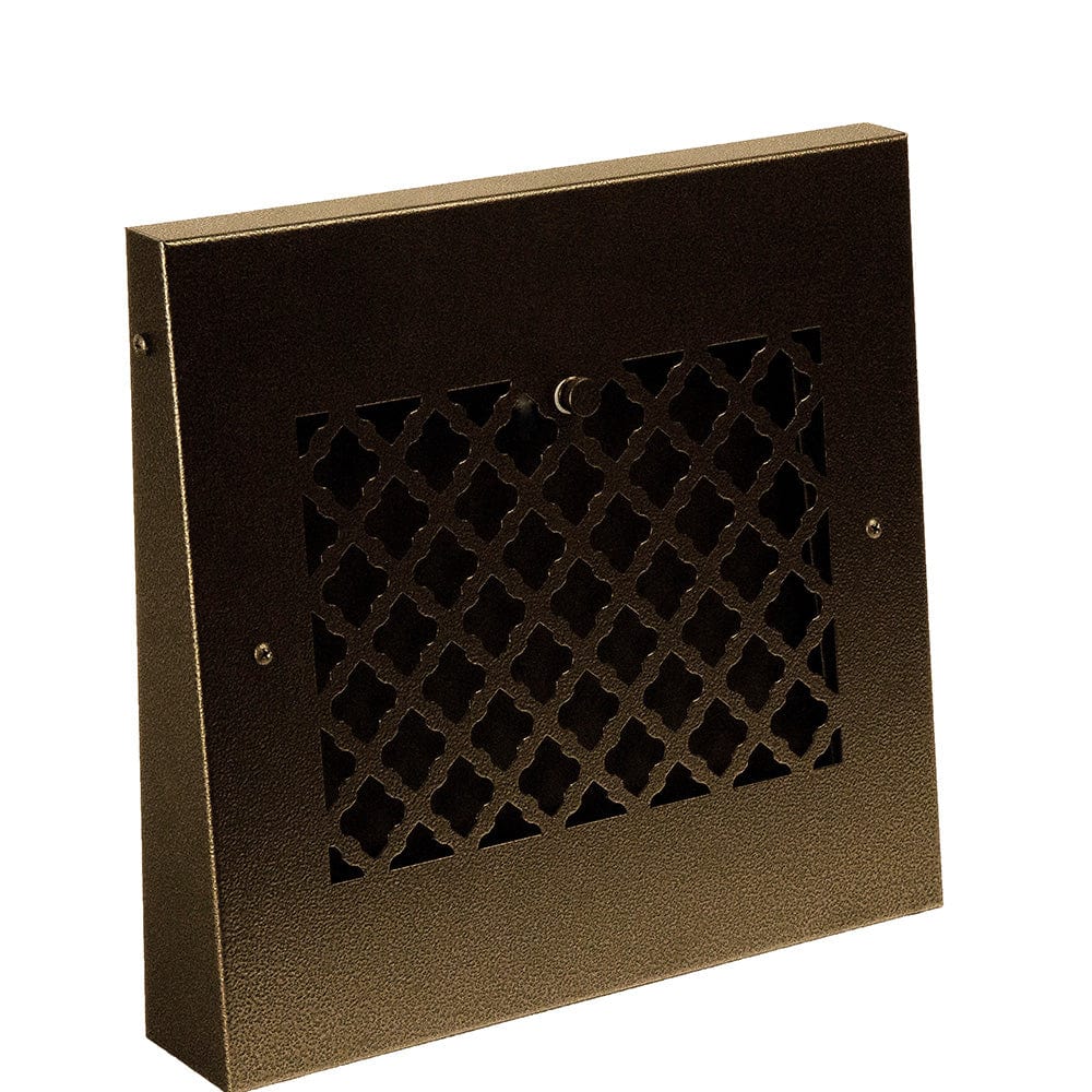 13" Solid Steel Tuscan Gravity Baseboard Register