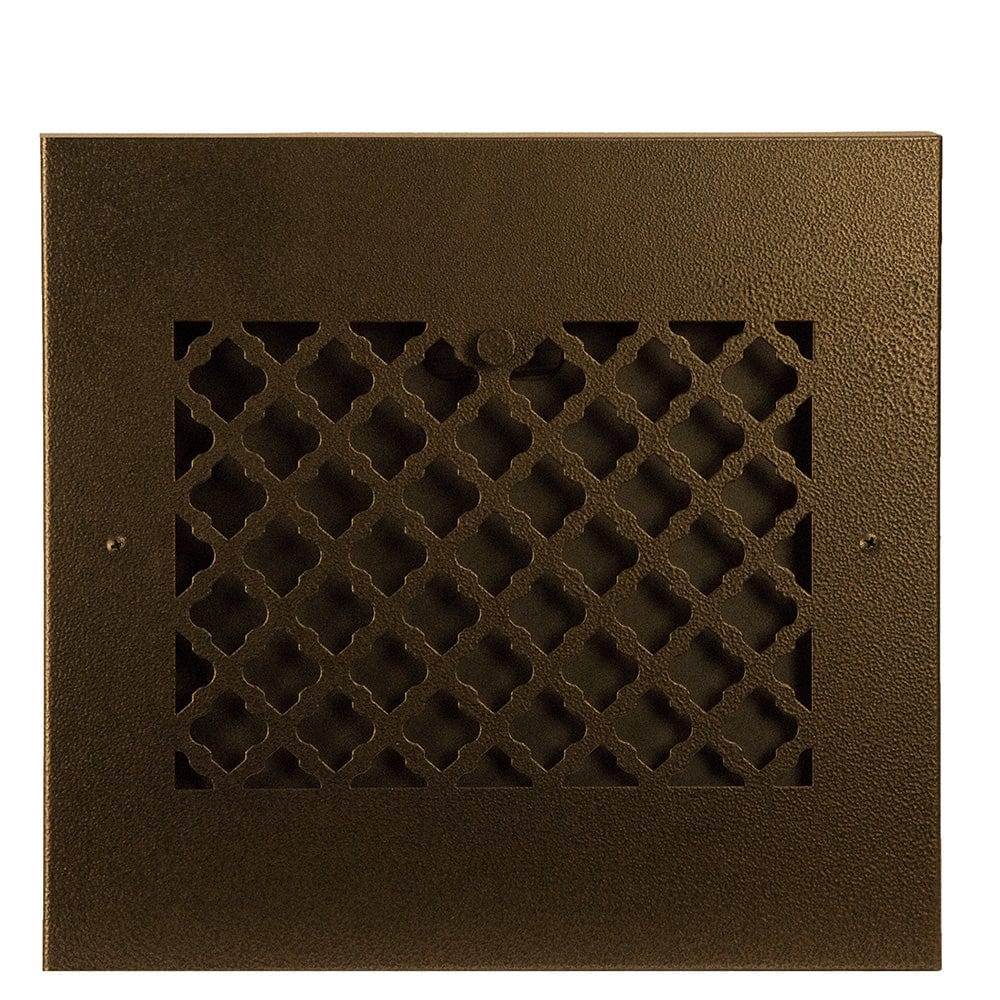 13" Solid Steel Tuscan Gravity Baseboard Register