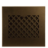 13" Solid Steel Tuscan Gravity Baseboard Register