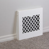 13" Solid Steel Tuscan Gravity Baseboard Register