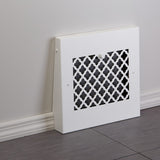 13" Solid Steel Tuscan Gravity Baseboard Register