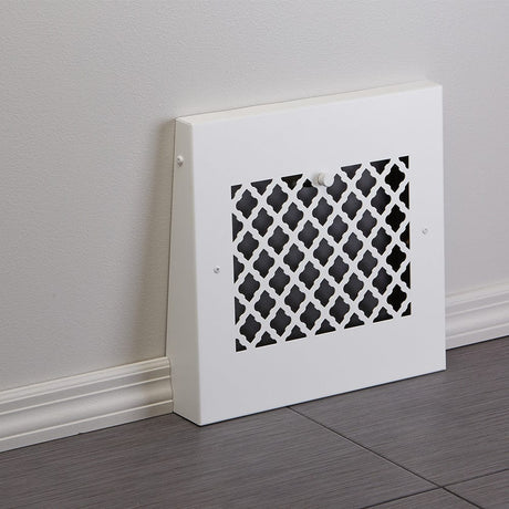 13" Solid Steel Tuscan Gravity Baseboard Register