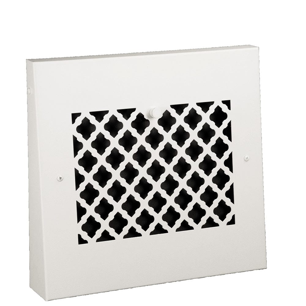 13" Solid Steel Tuscan Gravity Baseboard Register