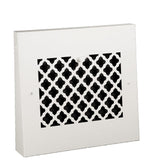 13" Solid Steel Tuscan Gravity Baseboard Register