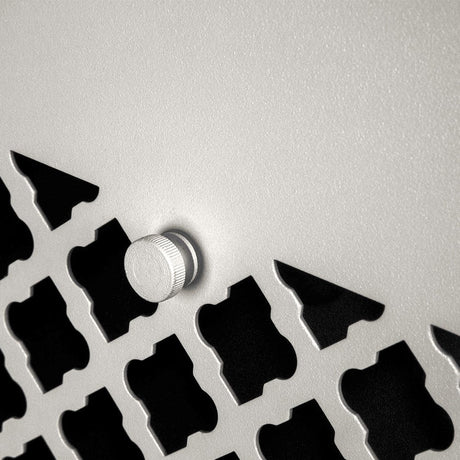 13" Solid Steel Tuscan Gravity Baseboard Register