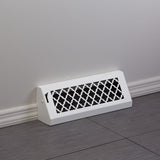 15" Solid Steel Tuscan Baseboard Register