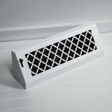 15" Solid Steel Tuscan Baseboard Register