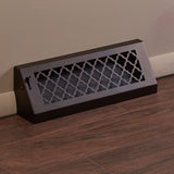15" Solid Steel Tuscan Baseboard Register