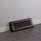 15" Solid Steel Tuscan Baseboard Register