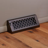 15" Solid Steel Tuscan Baseboard Register