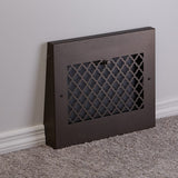 15" Solid Steel Tuscan Gravity Baseboard Register