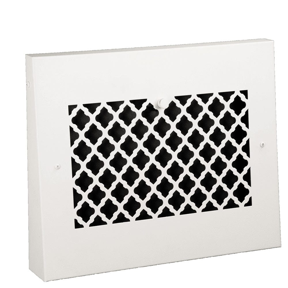 15" Solid Steel Tuscan Gravity Baseboard Register