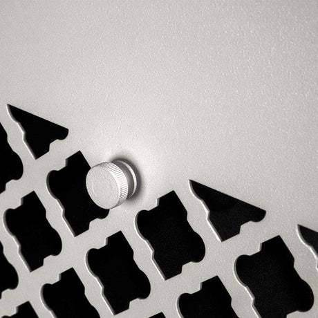 15" Solid Steel Tuscan Gravity Baseboard Register