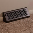 15" Solid Steel Victorian Baseboard Register