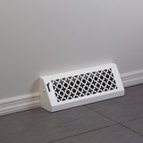 15" Solid Steel Victorian Baseboard Register