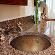 15" Zarco Hammered Copper Drop-In Bath Sink
