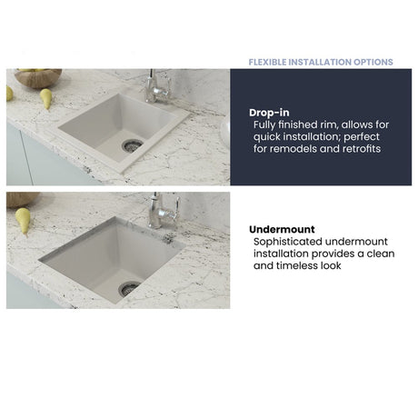 16" Elva Granite Composite Sink