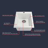 16" Elva Granite Composite Sink