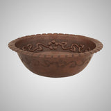 17" Mirandillas Hammered Copper Drop-In Bath Sink