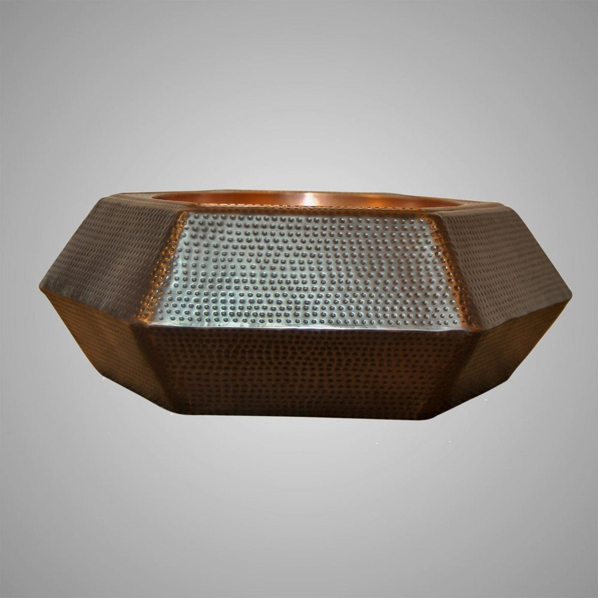 18" Alacranes Hammered Copper Vessel Sink