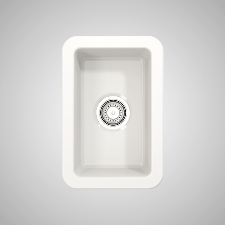 18" Fanhaver Fireclay Single-Bowl Undermount Kitchen Sink