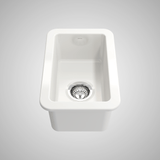 18" Fanhaver Fireclay Single-Bowl Undermount Kitchen Sink