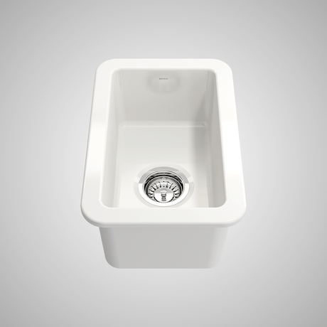 18" Fanhaver Fireclay Single-Bowl Undermount Kitchen Sink