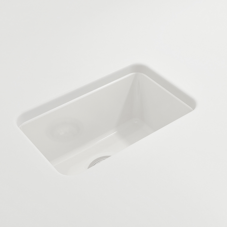 18" Fanhaver Fireclay Single-Bowl Undermount Kitchen Sink