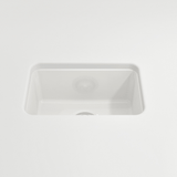 18" Fanhaver Fireclay Single-Bowl Undermount Kitchen Sink
