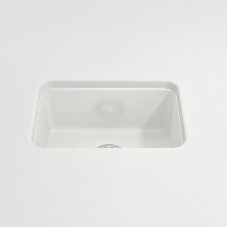 18" Fanhaver Fireclay Single-Bowl Undermount Kitchen Sink