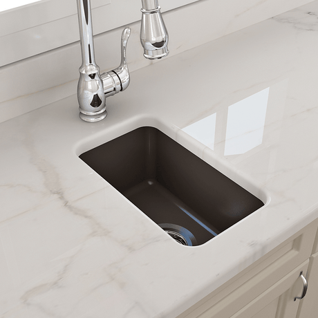 18" Fanhaver Fireclay Single-Bowl Undermount Kitchen Sink