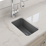 18" Fanhaver Fireclay Single-Bowl Undermount Kitchen Sink