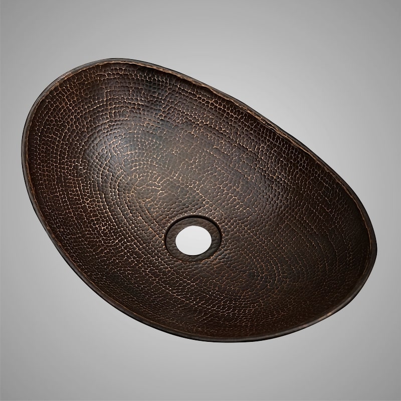 18" Guanajuato Hammered Copper Vessel Sink