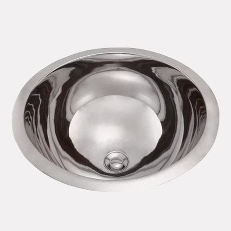 18" Harlan Smooth Polished Nickel-Plated Copper Sink