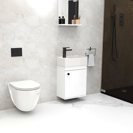 18" Osbourne Wall-Mount Vanity Cabinet with Mirror and Sink