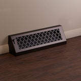 18" Solid Steel Tuscan Baseboard Register