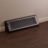 18" Solid Steel Victorian Baseboard Register