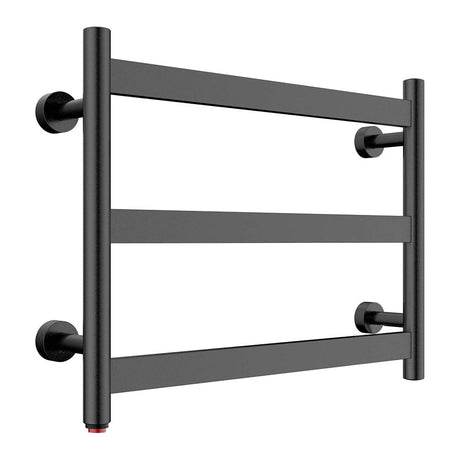 18" Tall 3 Flat Bar Wall-Mount Hard-Wiring/Plug In Towel Warmer