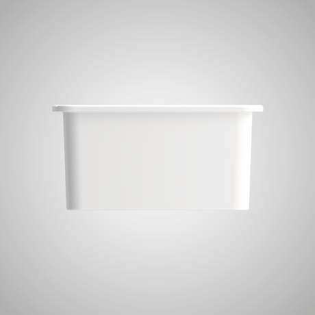 18" Tantana Fireclay Square Single-Bowl Undermount Kitchen Sink