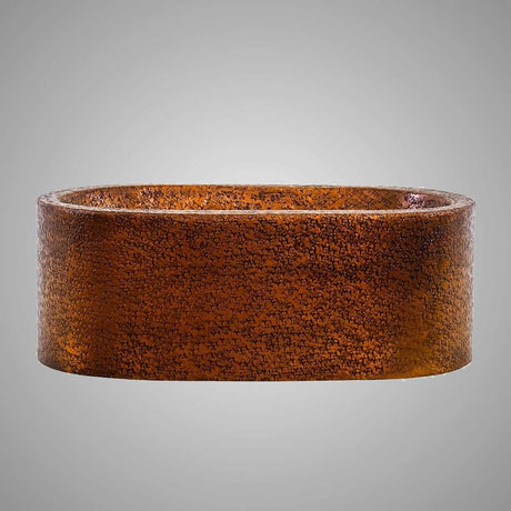 19" Falsete Hammered Copper Vessel Sink