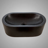 19" Pozos Hammered Copper Vessel Sink