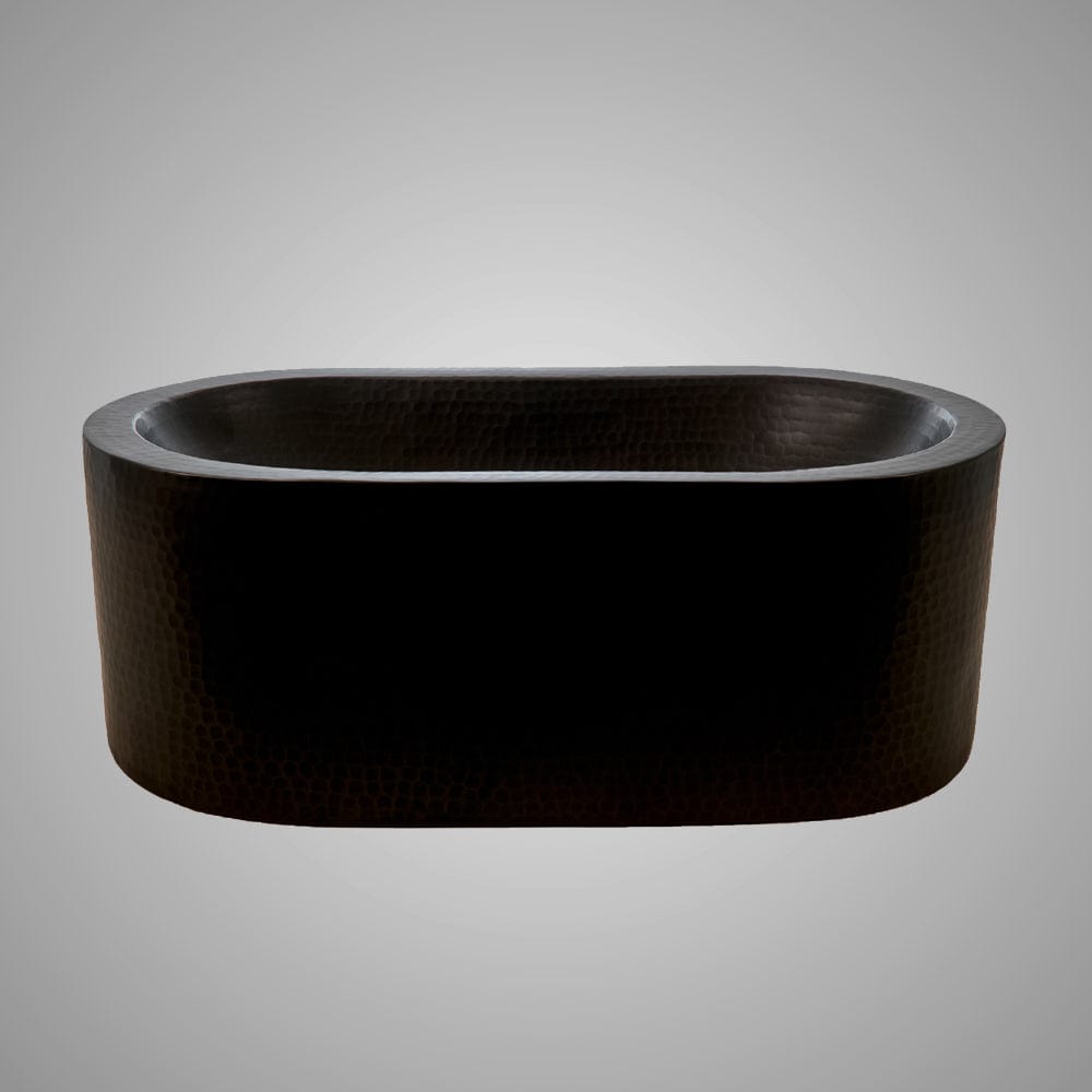 19" Pozos Hammered Copper Vessel Sink