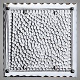 2 Blank Wall Plate - Hammered Design